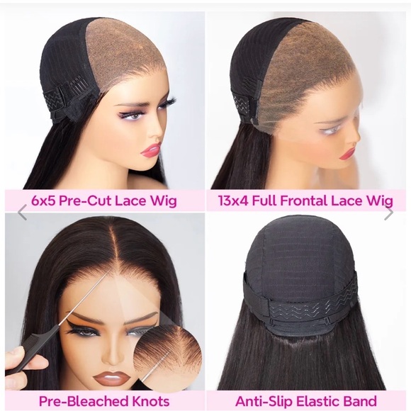 18” Highlight Honey Brown Body Wave 6×5 Glueless HD Lace Front Wigs Human Hair - Picture 3 of 5